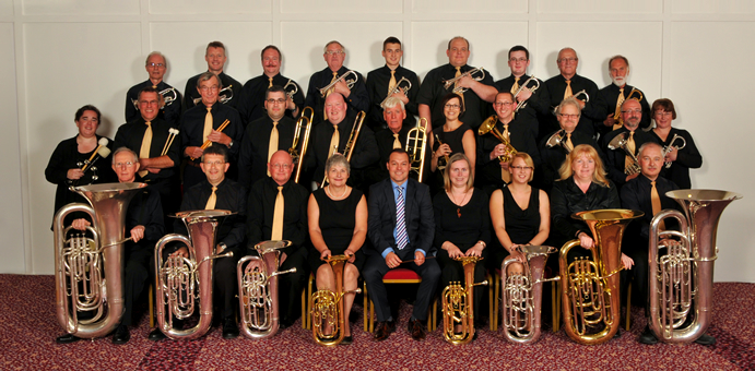 The band at the National Finals at Cheltenham 2012